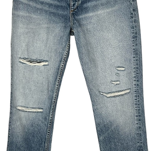 RAG & BONE NINA HIGH-RISE DISTRESSED ANKLE CIGARETTE JEANS NWT WOMEN'S SIZE 26 - Picture 5 of 16